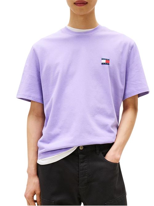 T-shirt viola in cotone Tommy Jeans | DM0DM21785W0E